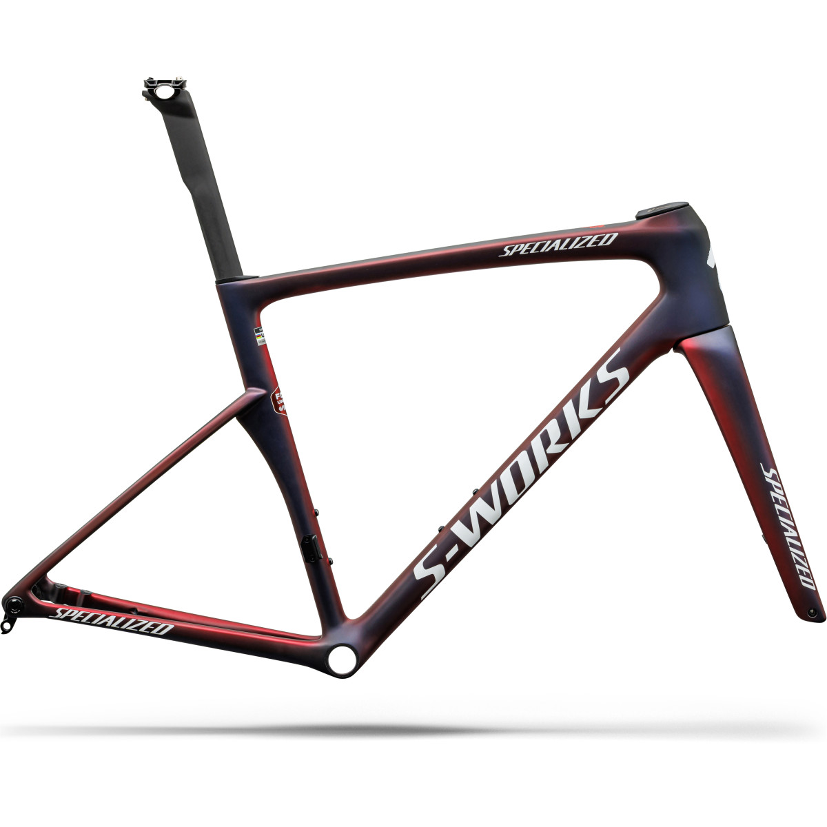 S-Works Tarmac SL9 rėmas | FDJ United - SUEZ | Gloss Red Tint - Blue Tint - Red Pearl