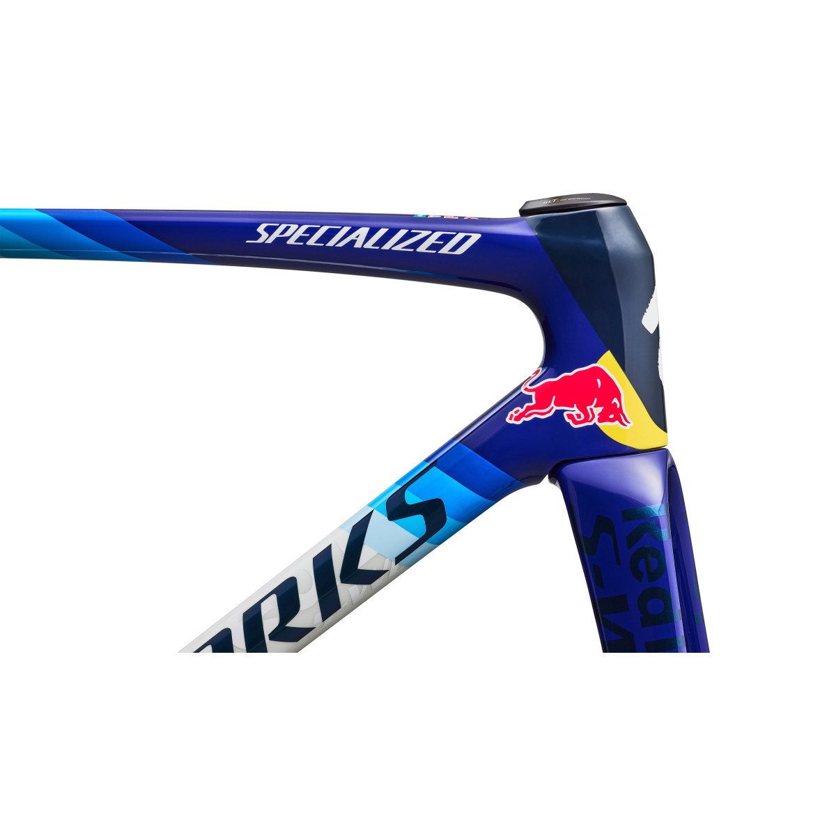 S-Works Tarmac SL9 rėmas | Red Bull - BORA - hansgrohe | Gloss Metallic White Silver - Deep Blue