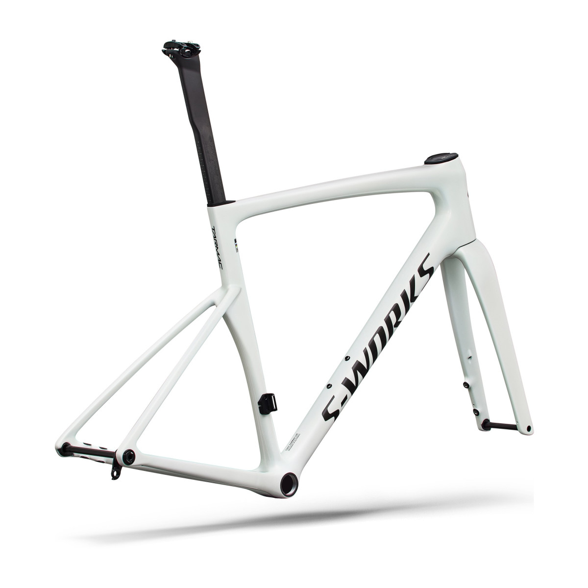 S-Works Tarmac SL9 rėmas | Gloss White Silver Metallic - Obsidian Metallic