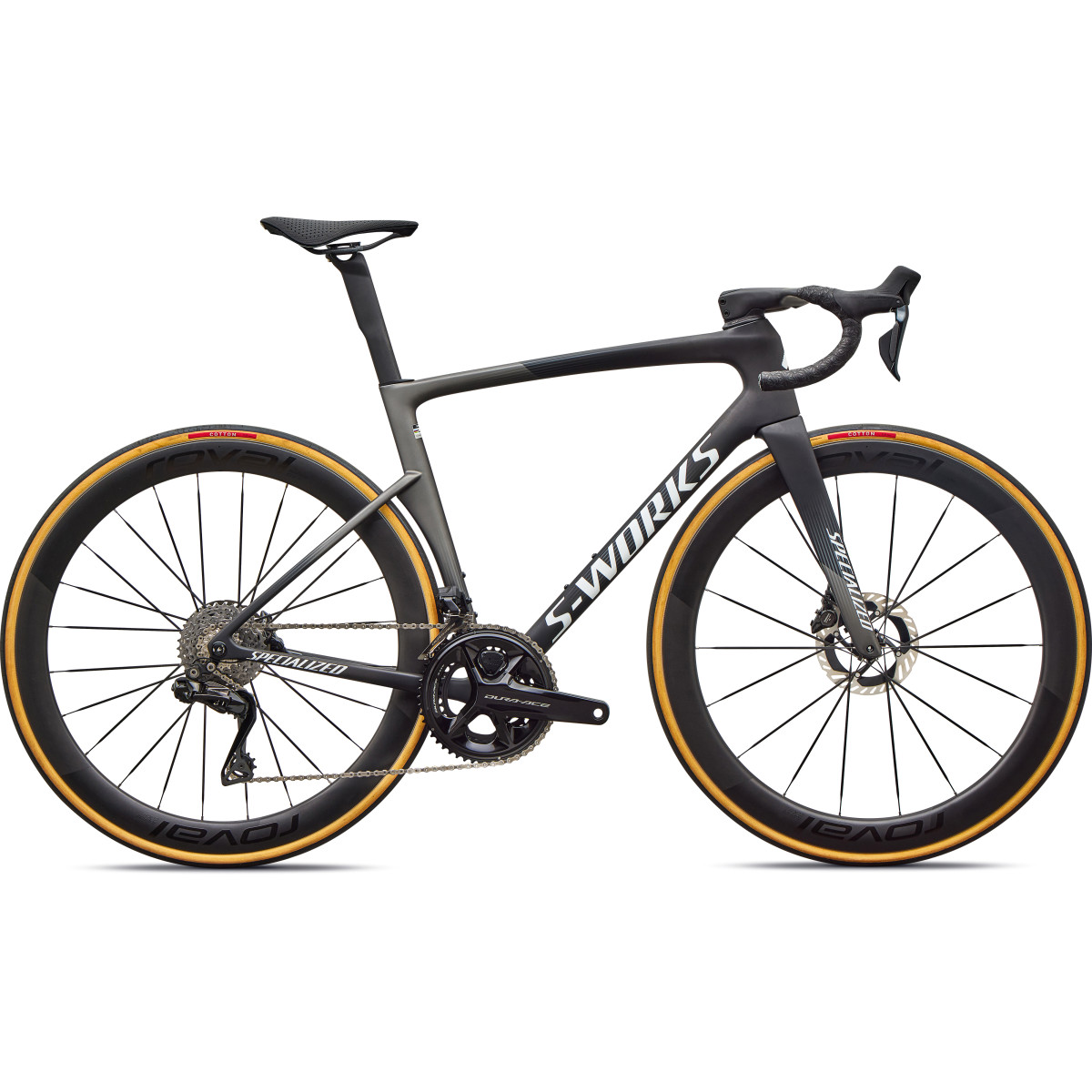 S-Works Tarmac SL9 plento dviratis | Shimano Dura-Ace Di2 | Gloss Carbon - Gloss White