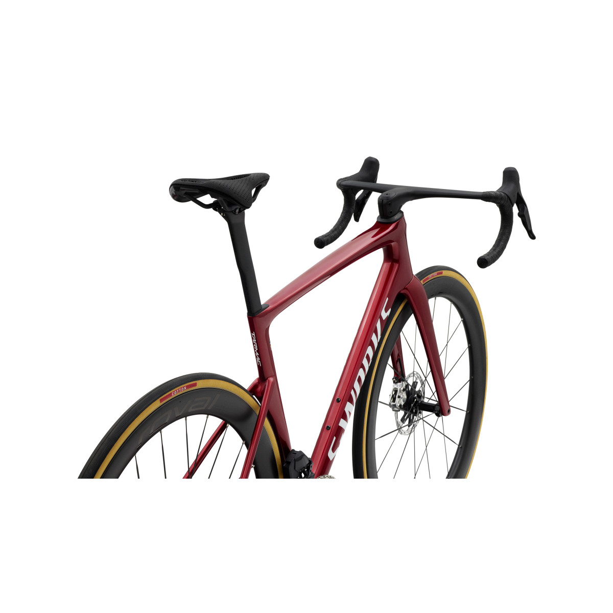 S-Works Tarmac SL9 plento dviratis | SRAM Red AXS | Gloss Ruby Metallic - White Silver Metallic