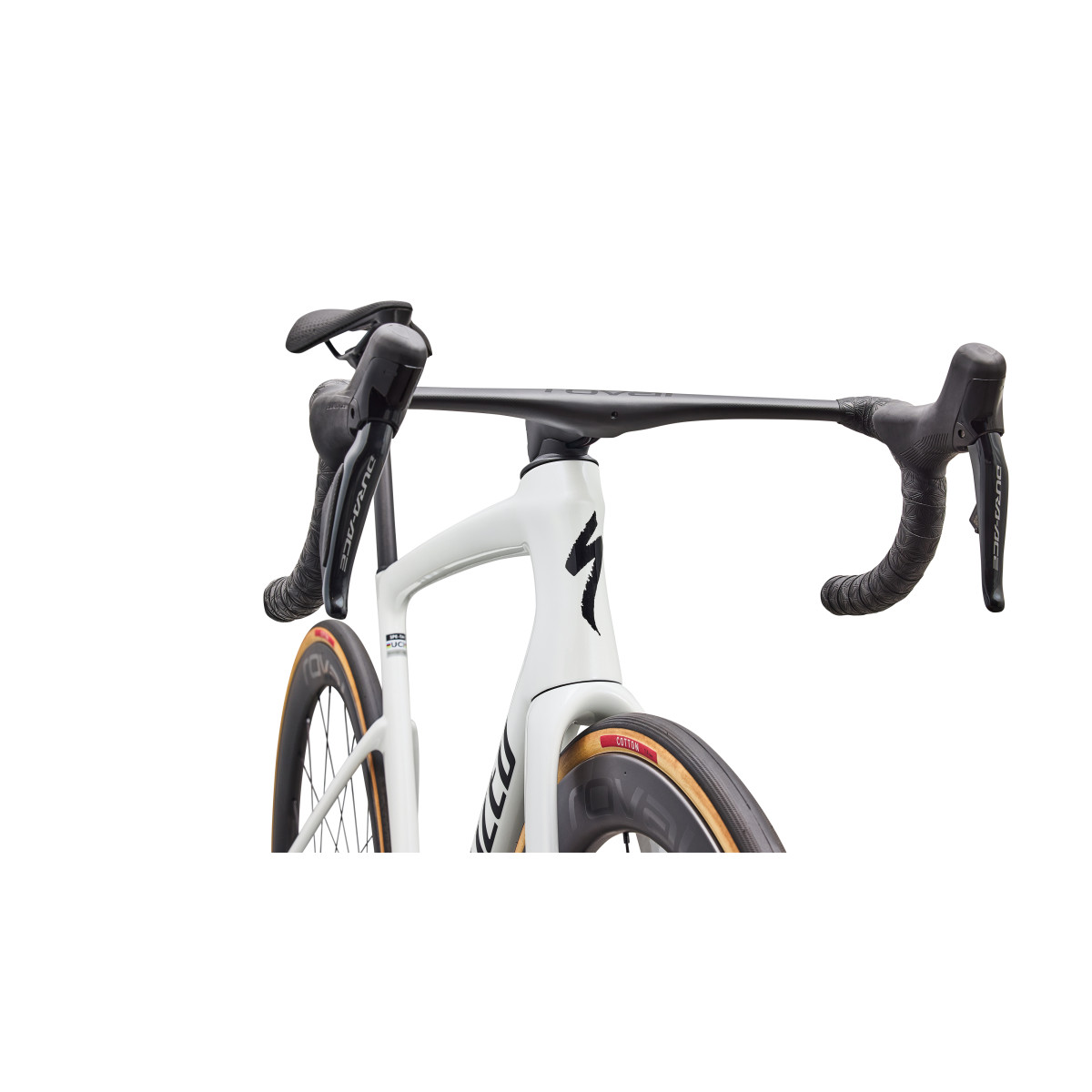 Specialized Tarmac SL9 S-Level plento dviratis | Shimano Dura-Ace Di2 | Gloss White Silver Metallic - Tarmac Black
