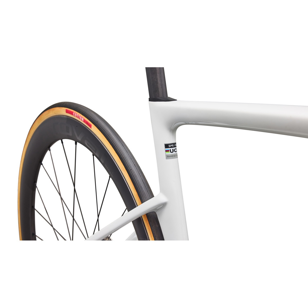 Specialized Tarmac SL9 S-Level plento dviratis | Shimano Dura-Ace Di2 | Gloss White Silver Metallic - Tarmac Black