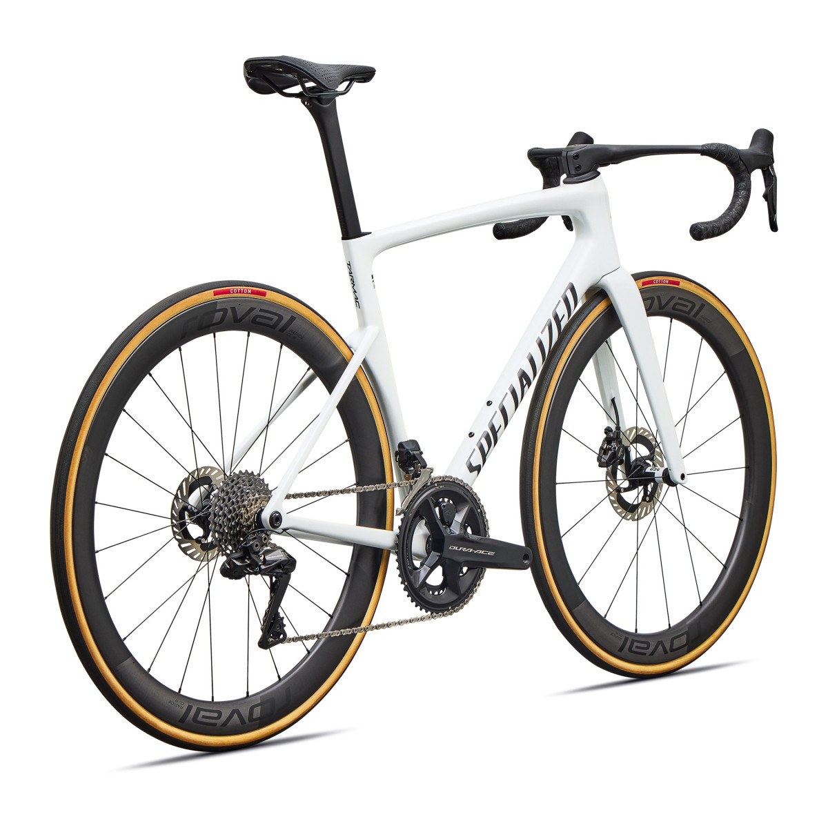 Specialized Tarmac SL9 S-Level plento dviratis | Shimano Dura-Ace Di2 | Gloss White Silver Metallic - Tarmac Black
