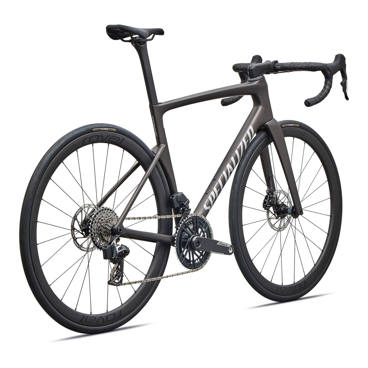 Specialized Tarmac SL9 Expert plento dviratis | SRAM Force AXS | Satin Warm Smoke Metallic - Silver Dust