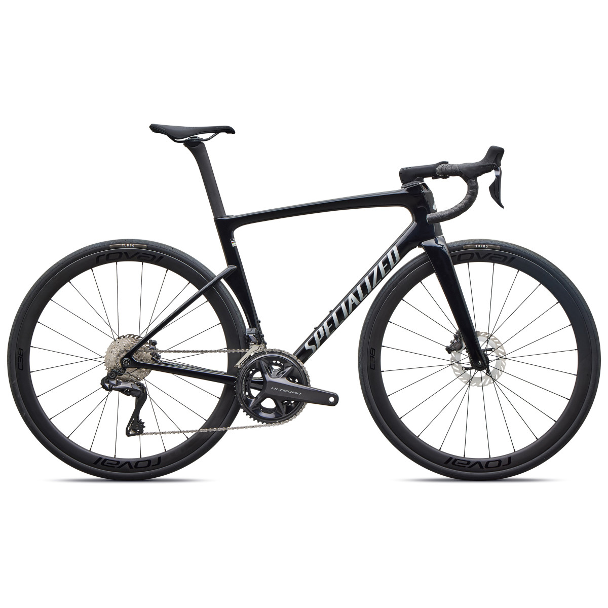 Specialized Tarmac SL9 Expert plento dviratis | Shimano Ultegra Di2 | Gloss Black - Silver Dust