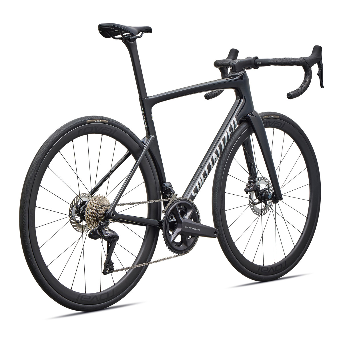 Specialized Tarmac SL9 Expert plento dviratis | Shimano Ultegra Di2 | Gloss Black - Silver Dust