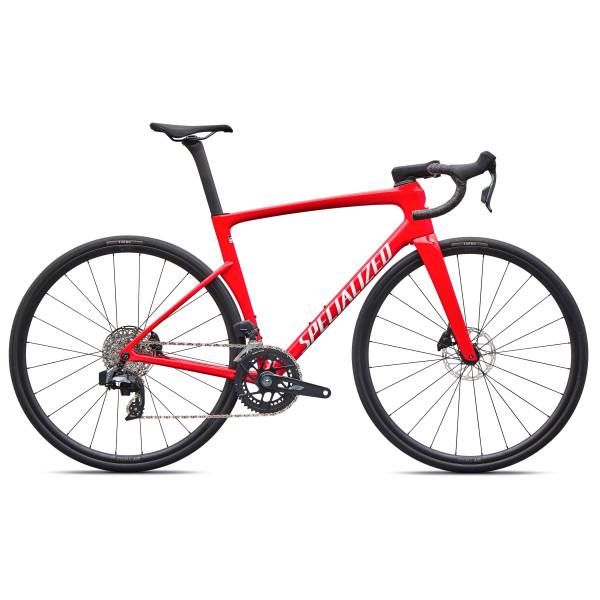 Specialized Tarmac SL9 Comp plento dviratis | SRAM Rival AXS | Gloss Vivid Red - White