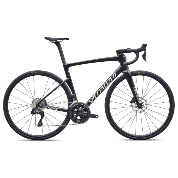 Specialized Tarmac SL9 Comp plento dviratis | Shimano 105 Di2 | Gloss Charcoal Tint - Dolomite Metallic