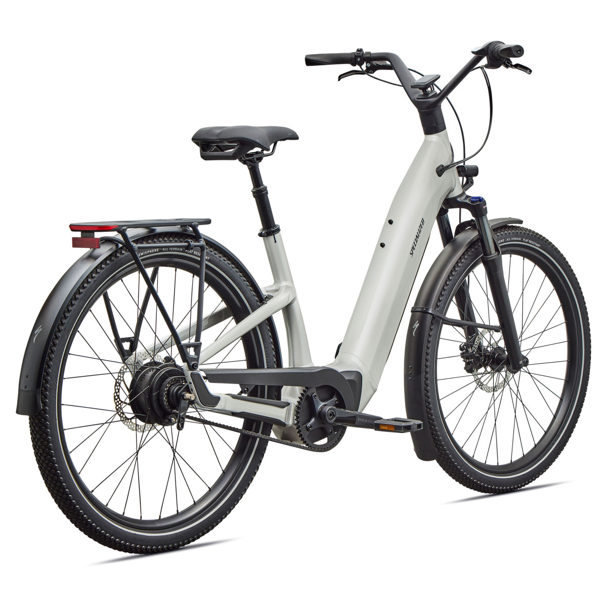 Specialized Turbo Como 4.0 IGH elektrinis dviratis | Gloss Dolomite Metallic - Satin Black Reflective