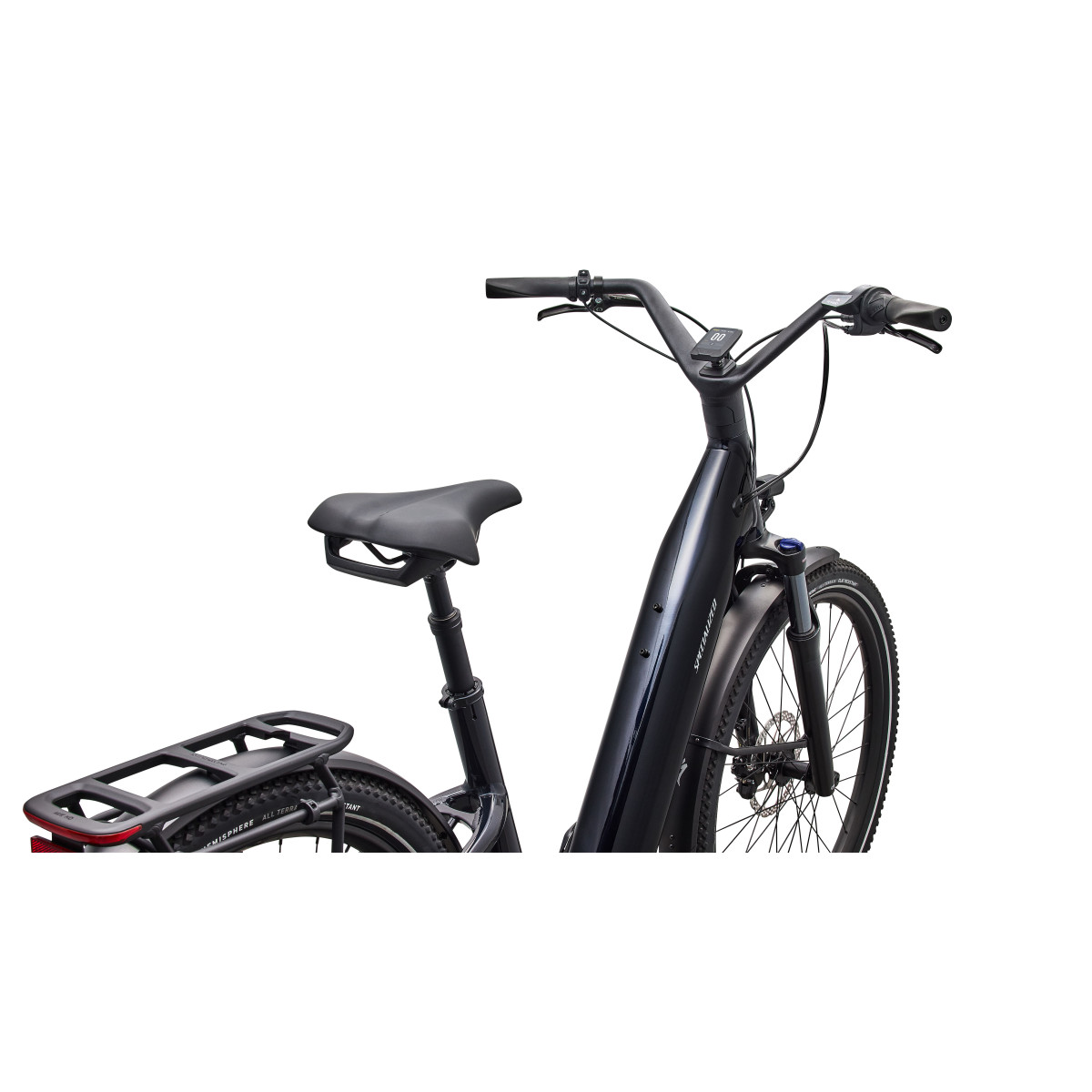 Specialized Turbo Como 4.0 IGH elektrinis dviratis | Gloss Metallic Dark Navy - Satin Silver Reflective