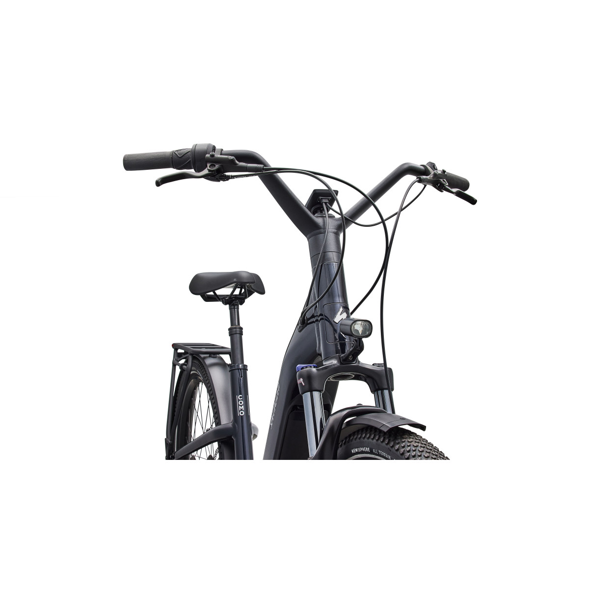 Specialized Turbo Como 4.0 IGH elektrinis dviratis | Gloss Metallic Dark Navy - Satin Silver Reflective