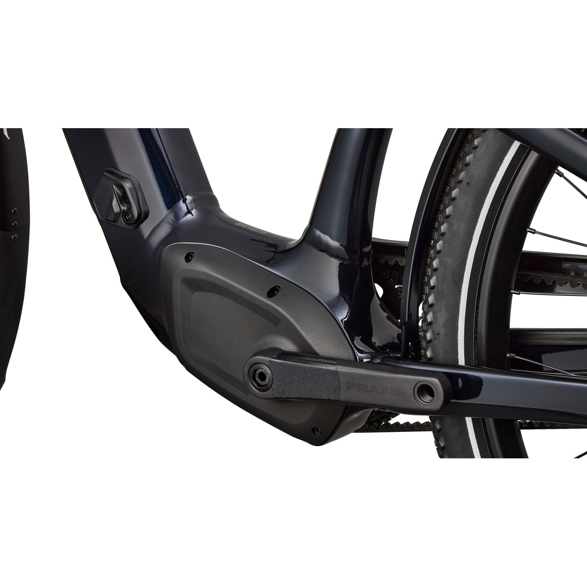 Specialized Turbo Como 4.0 IGH elektrinis dviratis | Gloss Metallic Dark Navy - Satin Silver Reflective