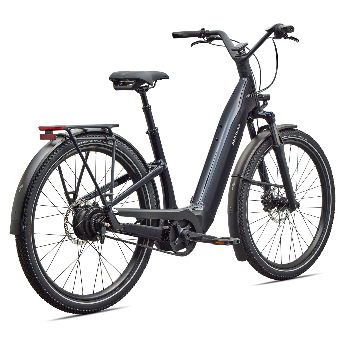 Specialized Turbo Como 4.0 IGH elektrinis dviratis | Gloss Metallic Dark Navy - Satin Silver Reflective