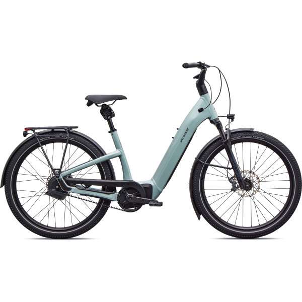 Specialized Turbo Como 5.0 IGH elektrinis dviratis | Gloss Agave Grey - Oak Green Metallic