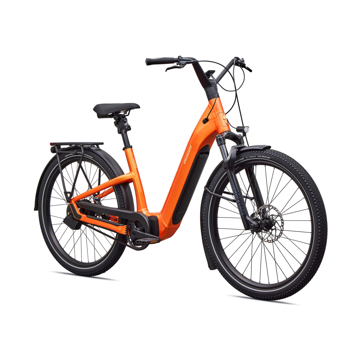 Specialized Turbo Como 5.0 IGH elektrinis dviratis | Gloss Tangerine - Sunset Yellow