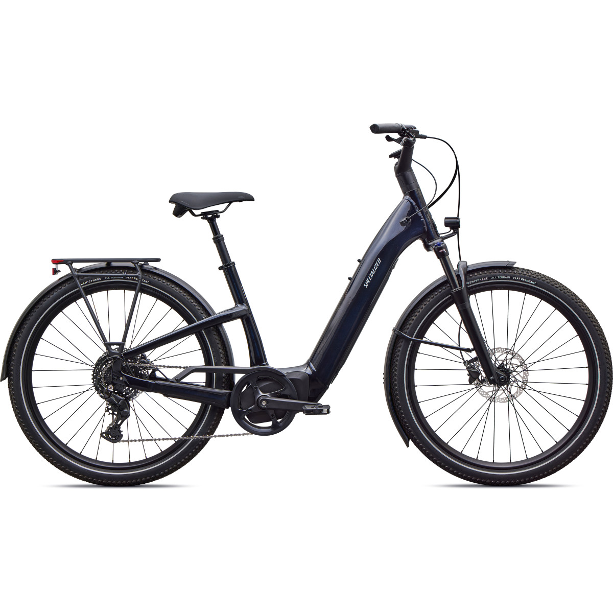 Specialized Turbo Como 4.0 elektrinis dviratis | Gloss Metallic Dark Navy - Satin Silver Reflective