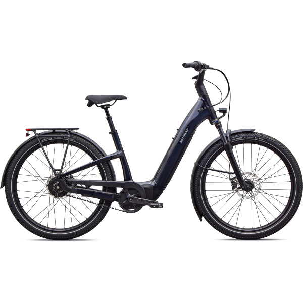 Specialized Turbo Como 4.0 IGH elektrinis dviratis | Gloss Metallic Dark Navy - Satin Silver Reflective