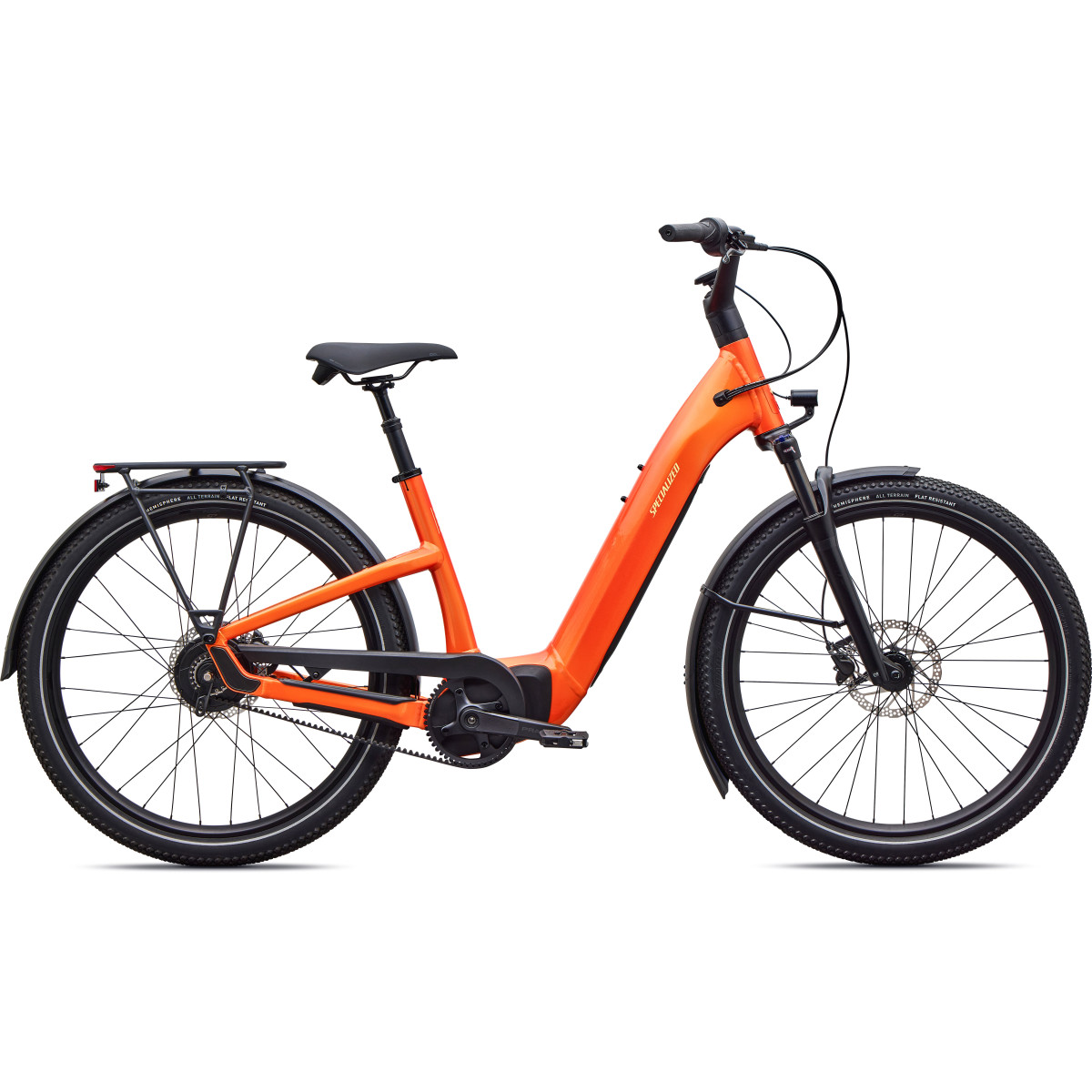 Specialized Turbo Como 4.0 IGH elektrinis dviratis | Gloss Tangerine - Sunset Yellow