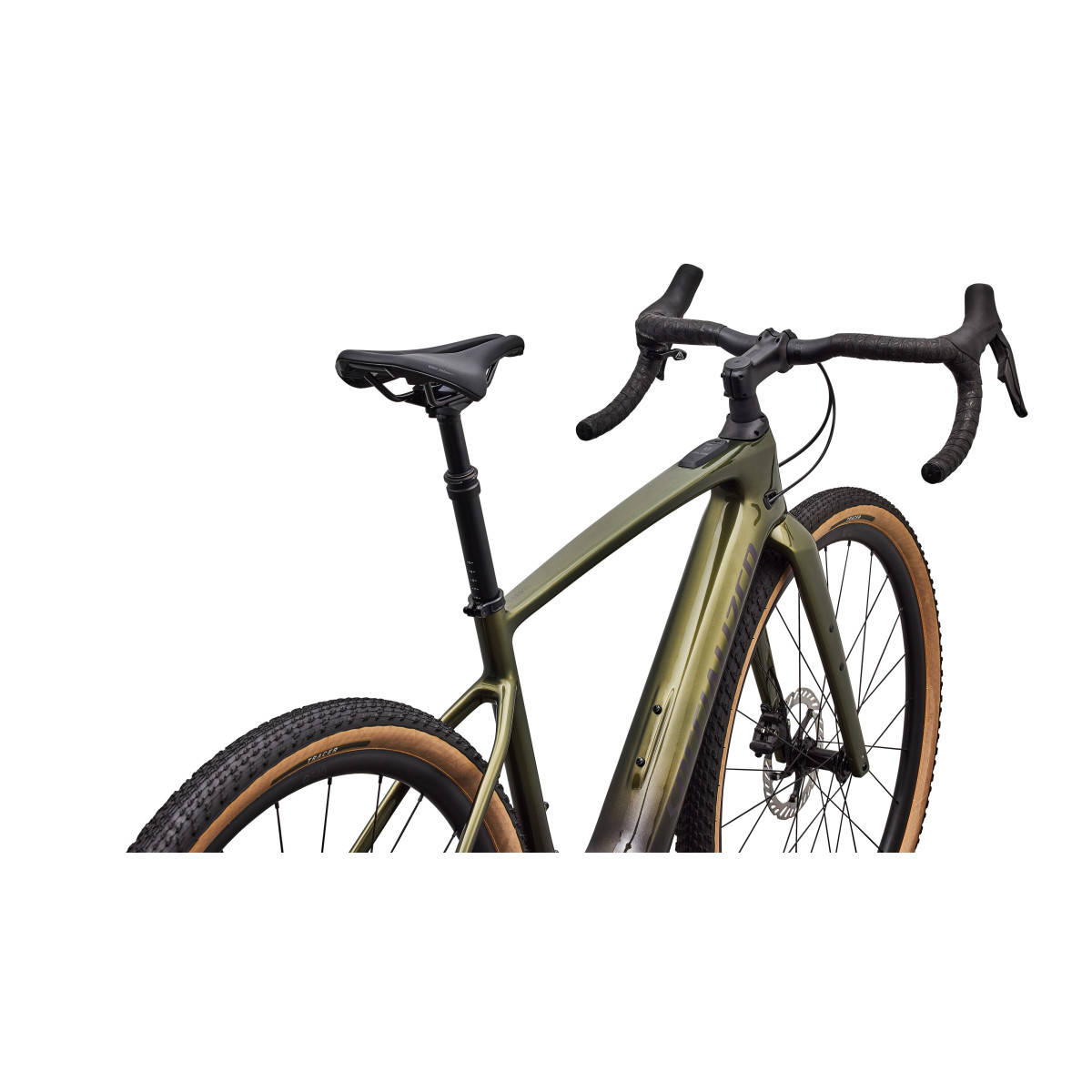 Specialized Turbo Creo 2 Comp elektrinis dviratis | Gloss Laurel Green Metallic - Charcoal Tint Fade 