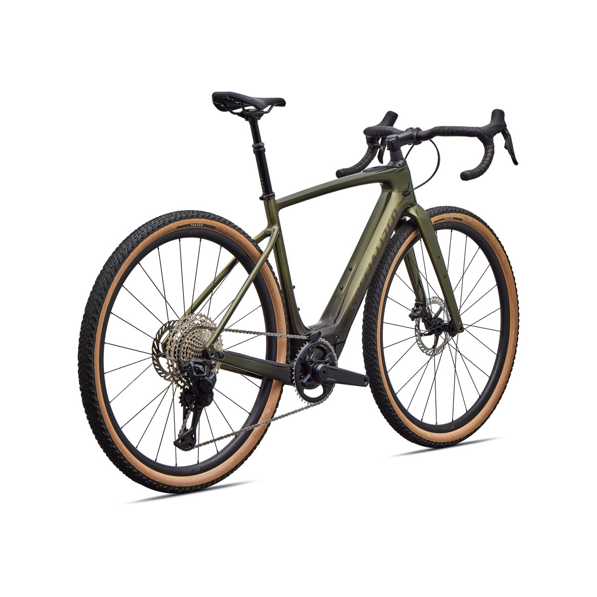 Specialized Turbo Creo 2 Comp elektrinis dviratis | Gloss Laurel Green Metallic - Charcoal Tint Fade 