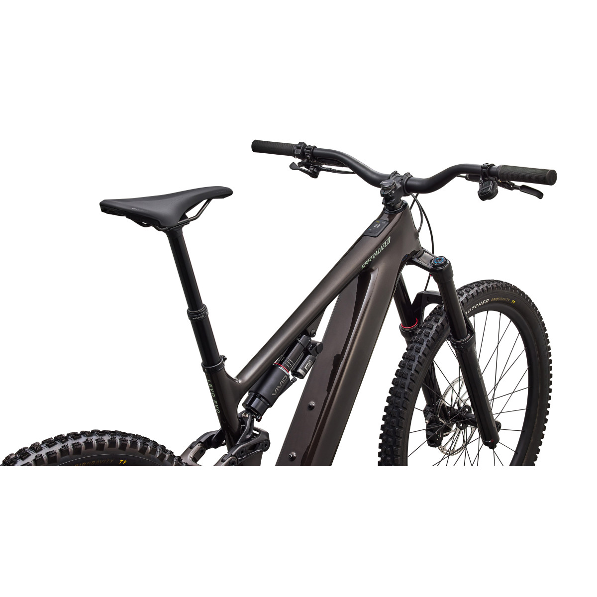 Specialized Turbo Levo 4 EVO Comp elektrinis dviratis | Gloss Warm Smoke - Pistachio