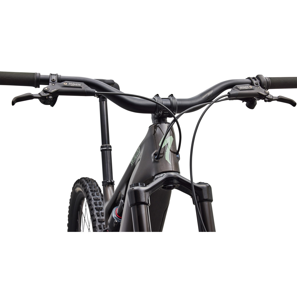 Specialized Turbo Levo 4 EVO Comp elektrinis dviratis | Gloss Warm Smoke - Pistachio