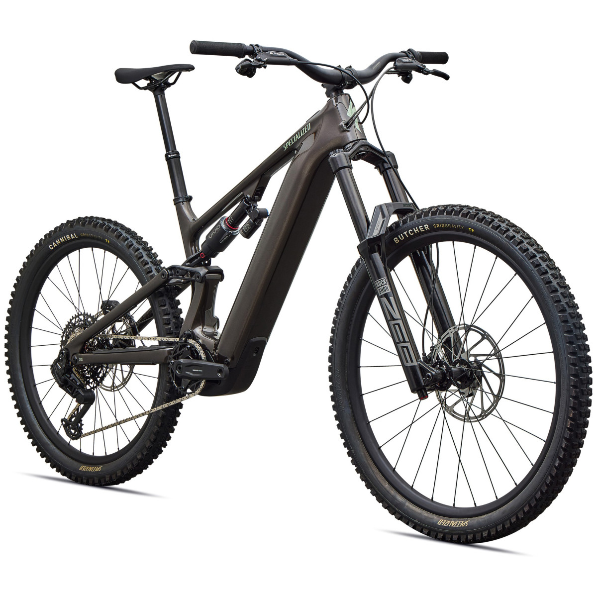 Specialized Turbo Levo 4 EVO Comp elektrinis dviratis | Gloss Warm Smoke - Pistachio