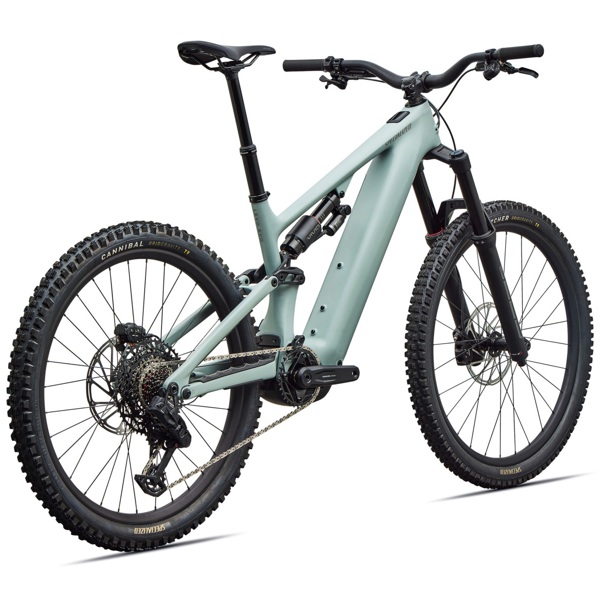 Specialized Turbo Levo 4 EVO Comp elektrinis dviratis | Satin Agave Grey - Desert Metallic