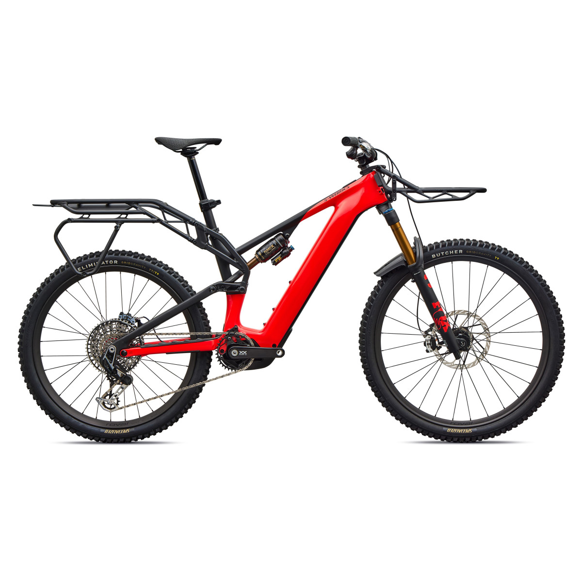 S-Works Turbo Levo 4 X elektrinis dviratis | Fiery Red - Black