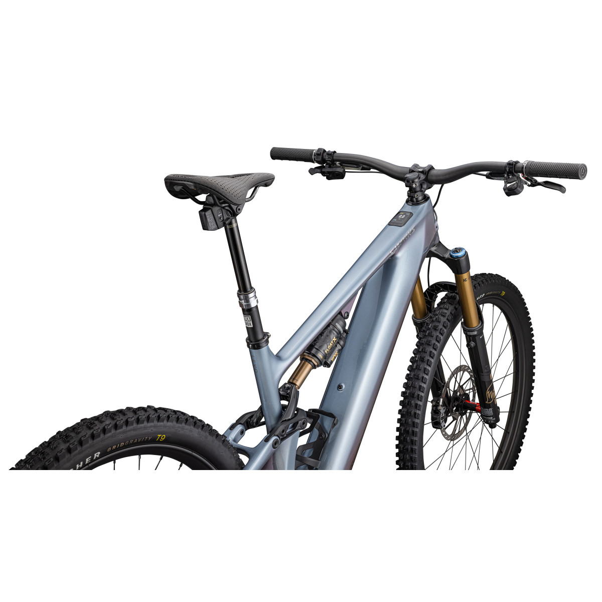 S-Works Turbo Levo 4 E-Bike | Gloss Glacial Metallic - Red Pearl