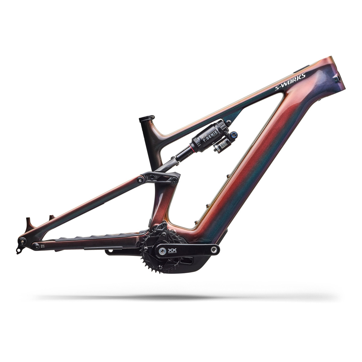 S-Works Turbo Levo 4 Frameset | Satin Taupe - Gunmetal Strata
