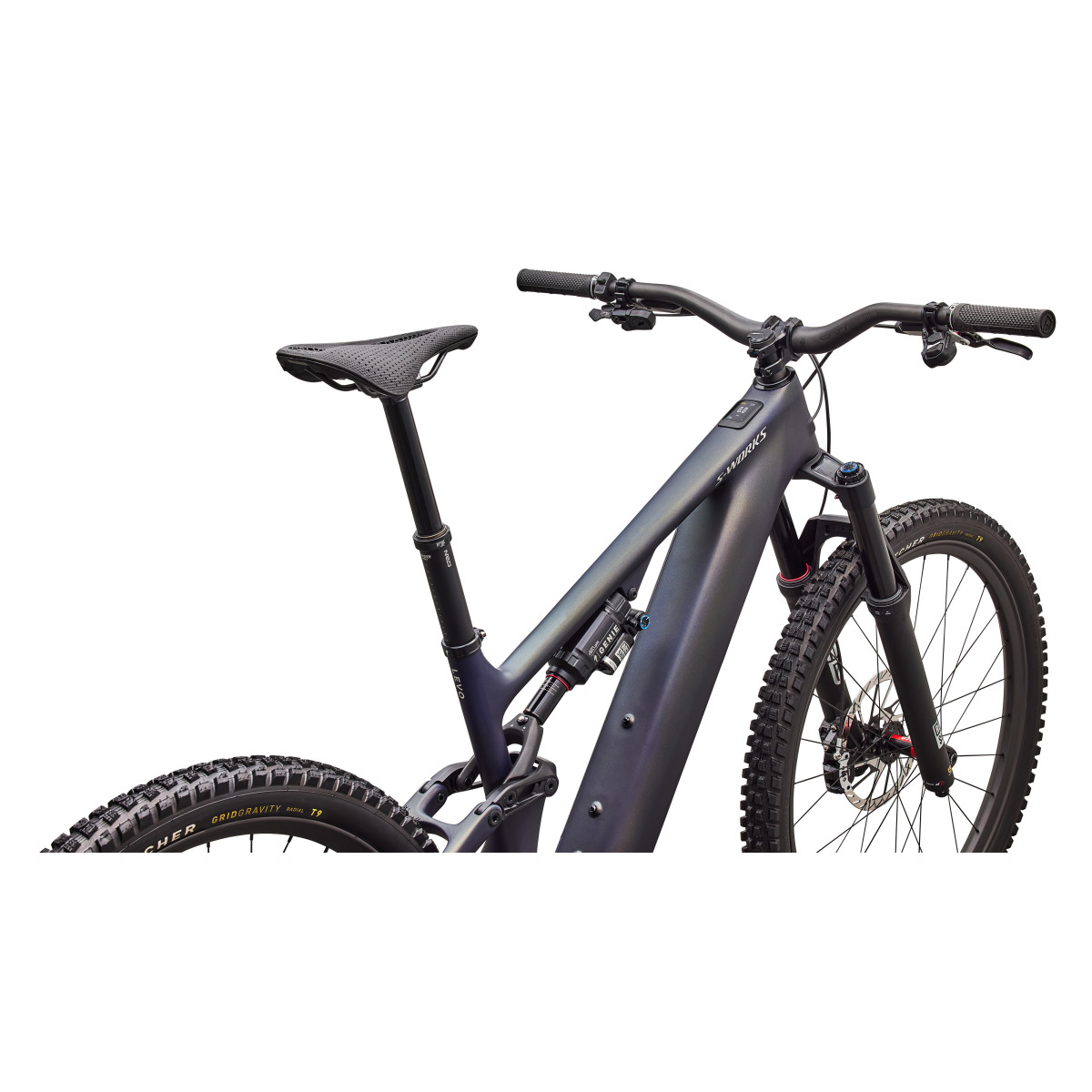 S-Works Turbo Levo 4 E-Bike | Satin Blue Tint - Chrome