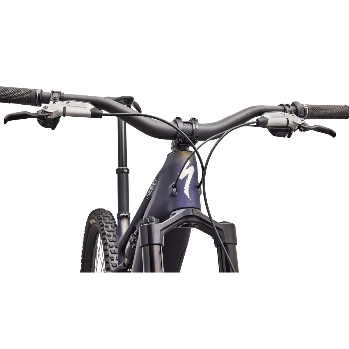 S-Works Turbo Levo 4 E-Bike | Satin Blue Tint - Chrome