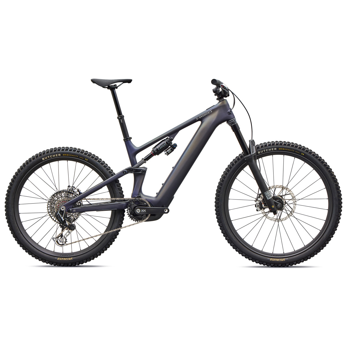 S-Works Turbo Levo 4 E-Bike | Satin Blue Tint - Chrome