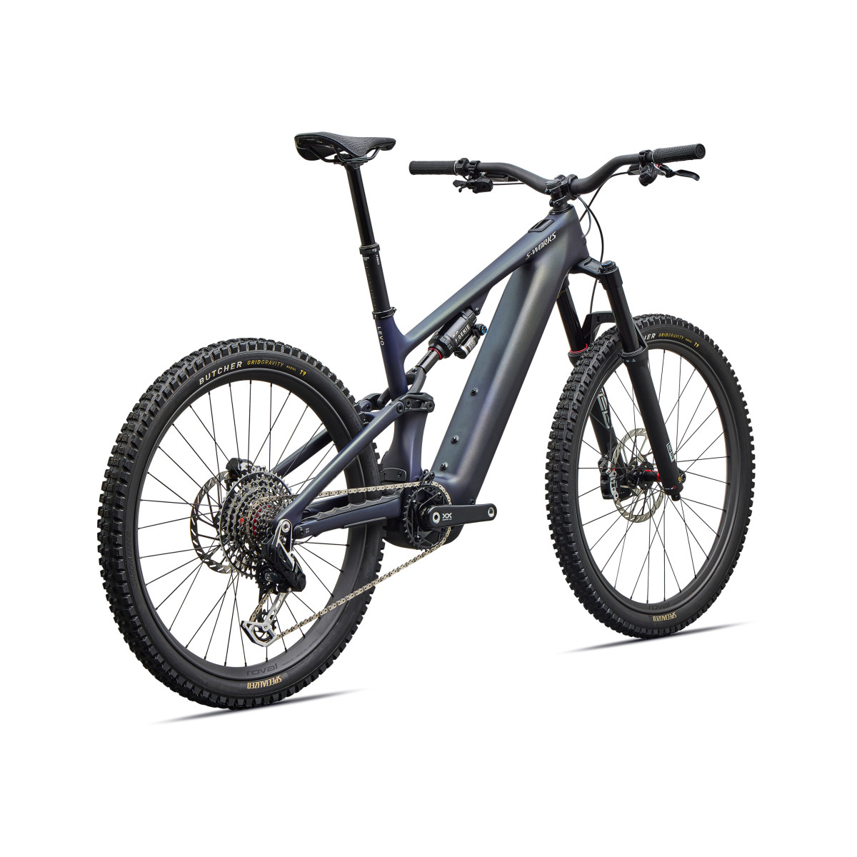 S-Works Turbo Levo 4 E-Bike | Satin Blue Tint - Chrome