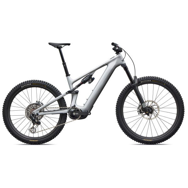 S-Works Turbo Levo 4 E-Bike | Satin Silver Dust - Black Pearl 