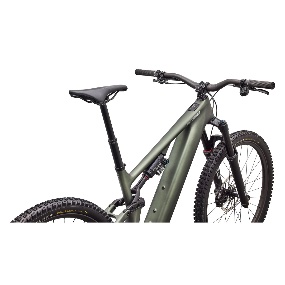 Specialized Turbo Levo 4 Pro elektrinis dviratis | Satin Bottle Green - Silver Dust