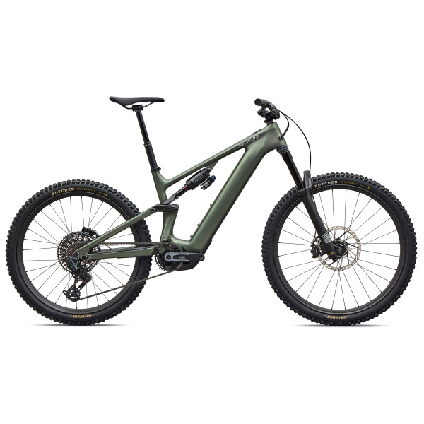Specialized Turbo Levo 4 Pro E-Bike | Satin Bottle Green - Silver Dust