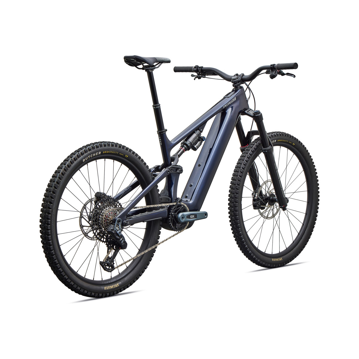 Specialized Turbo Levo 4 Expert E-Bike | Gloss Metallic Deep Marine - Silver Dust
