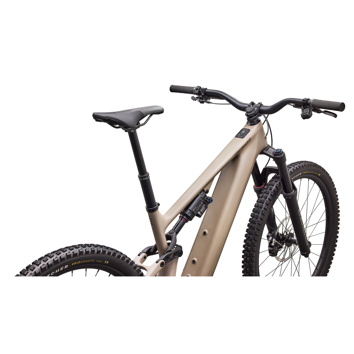 Specialized Turbo Levo 4 Expert E-Bike | Satin Sandstone Metallic - Burnt Gold Metallic