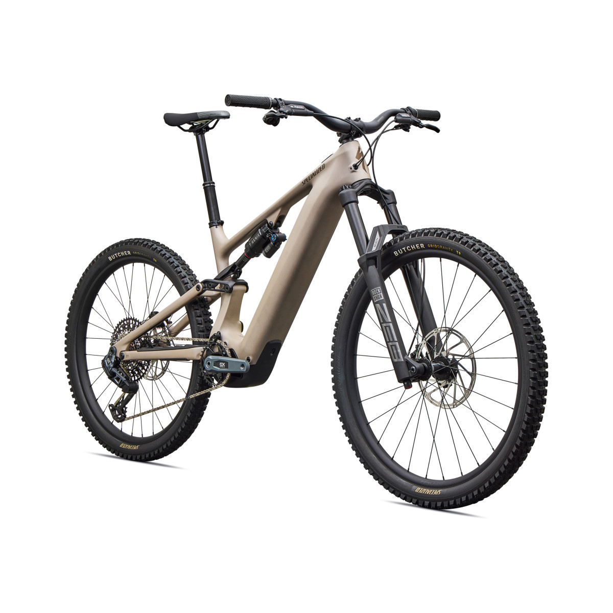 Specialized Turbo Levo 4 Expert E-Bike | Satin Sandstone Metallic - Burnt Gold Metallic