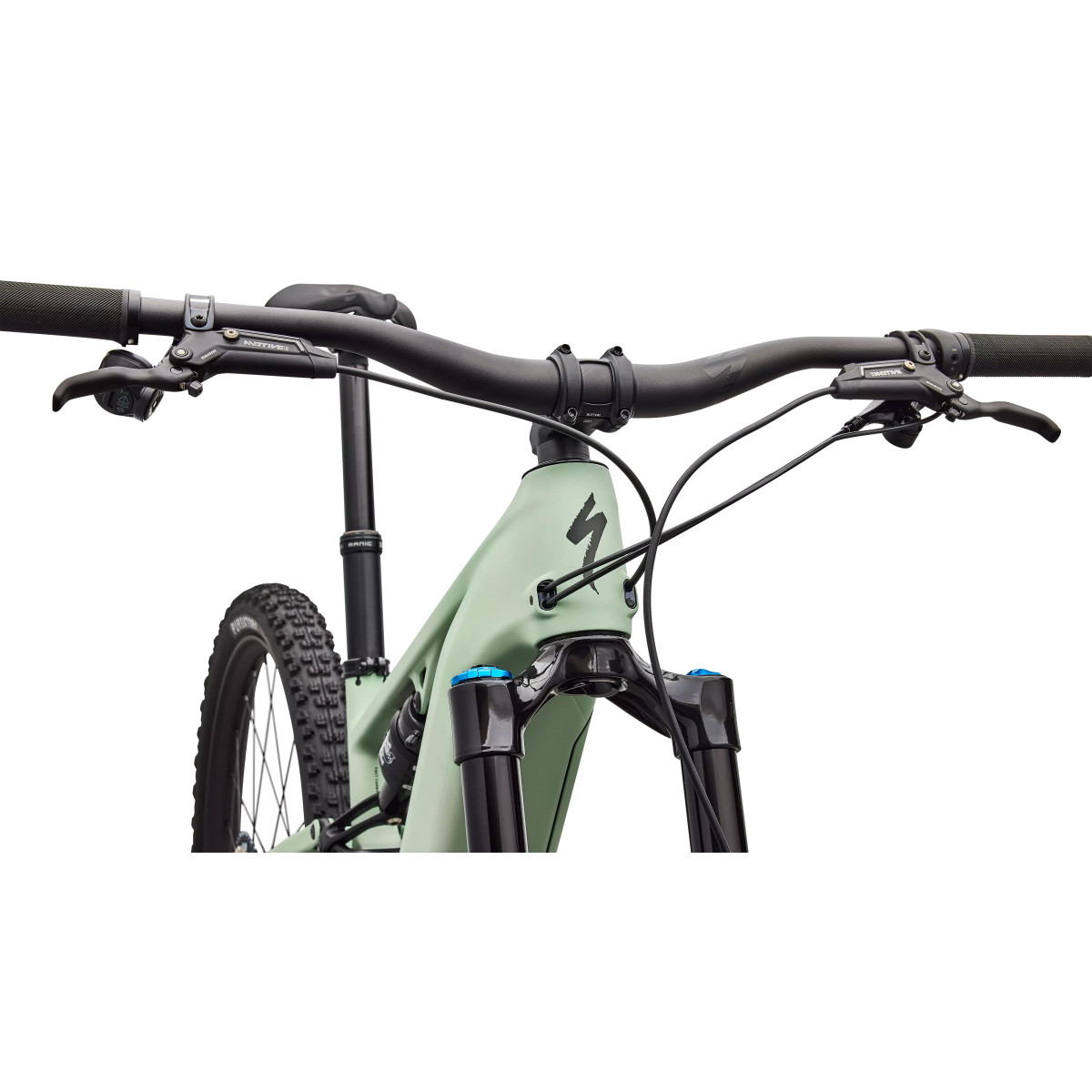 Specialized Turbo Levo R Expert elektrinis dviratis | Satin Pistachio - Dark Moss Green