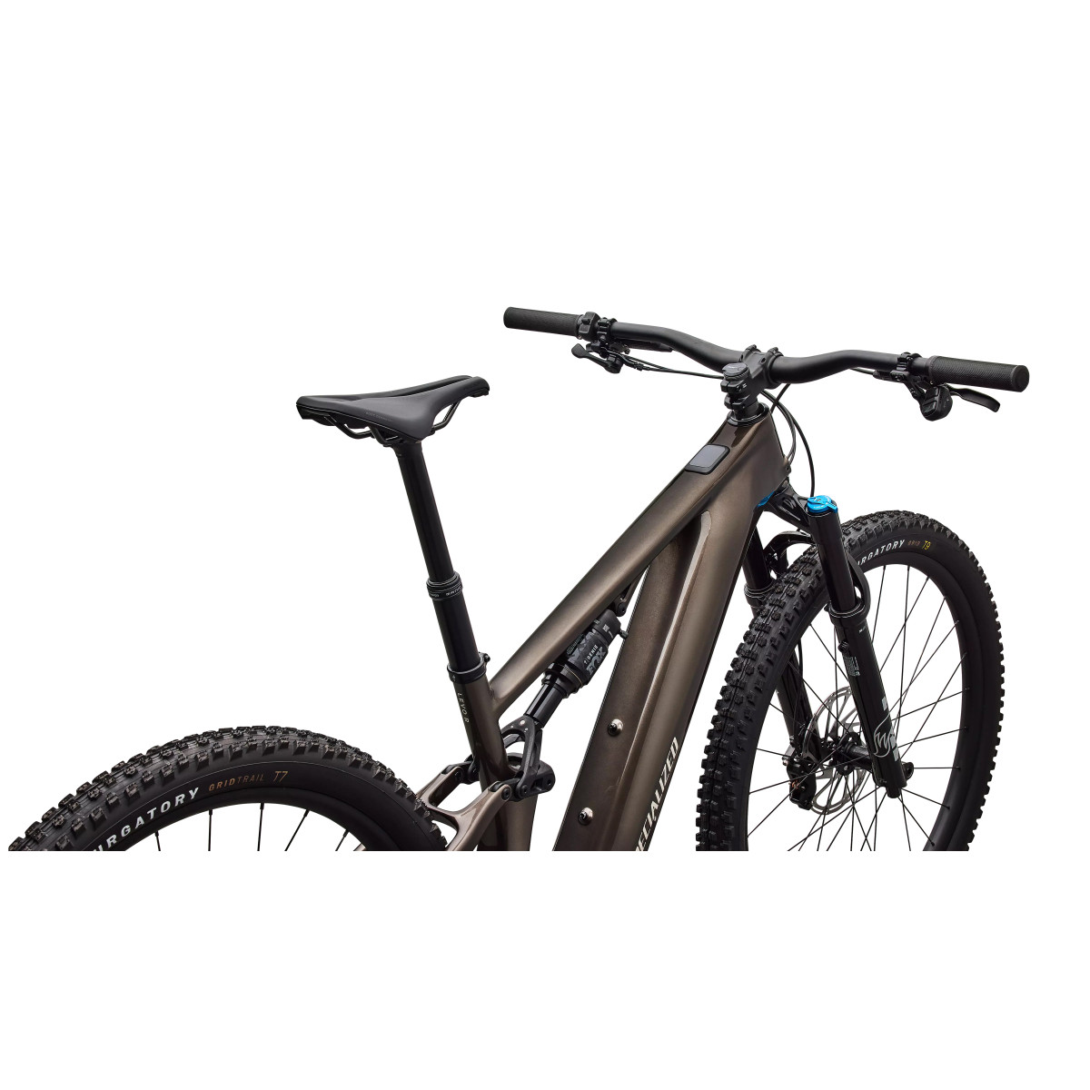 Specialized Turbo Levo R Comp elektrinis dviratis | Gloss Gunmetal - White Mountains