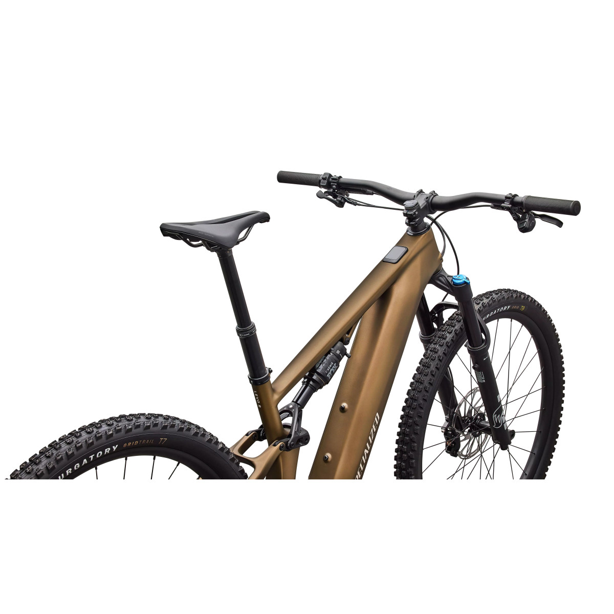 Specialized Turbo Levo R Comp elektrinis dviratis | Satin Burnt Gold Metallic - Sandstone Metallic