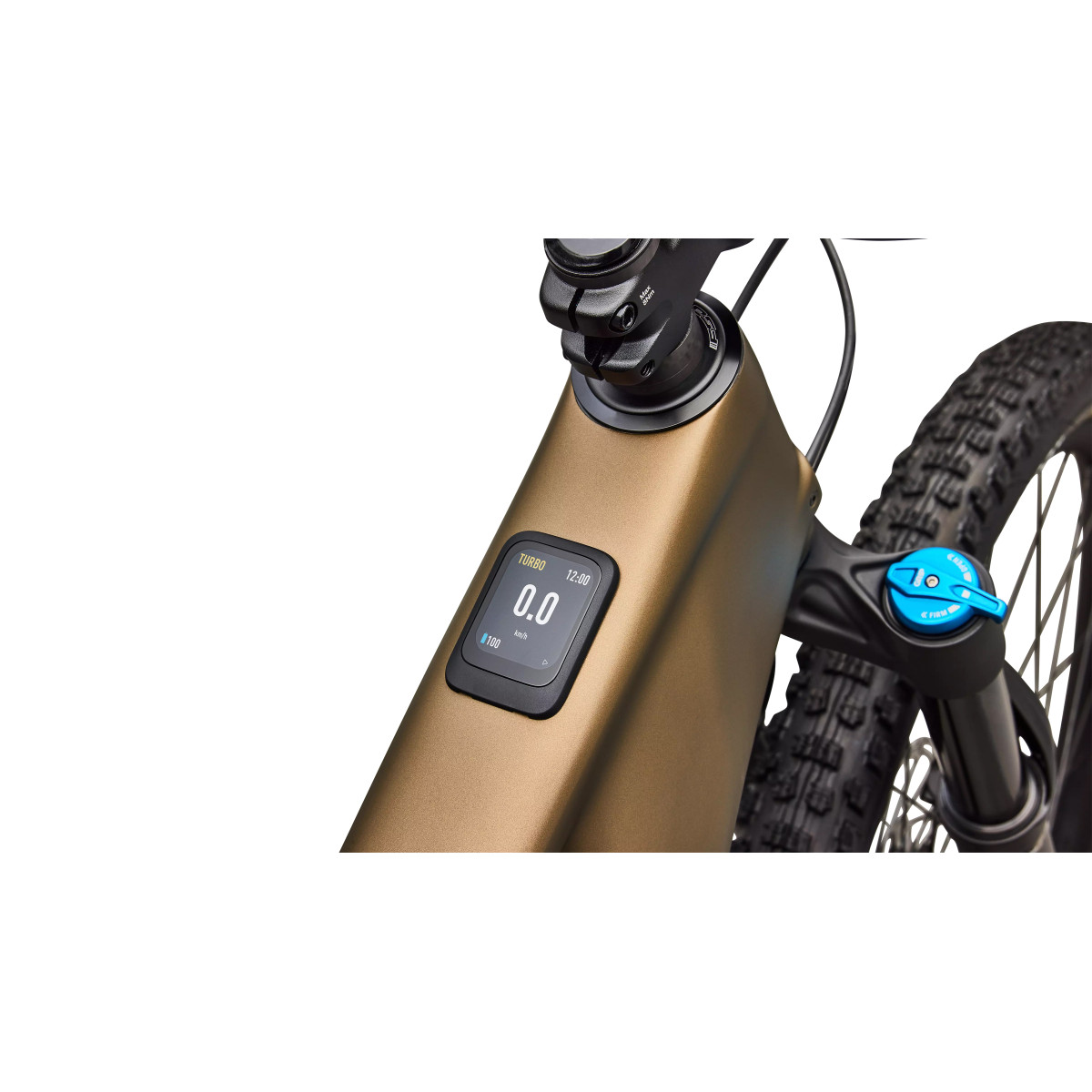 Specialized Turbo Levo R Comp elektrinis dviratis | Satin Burnt Gold Metallic - Sandstone Metallic