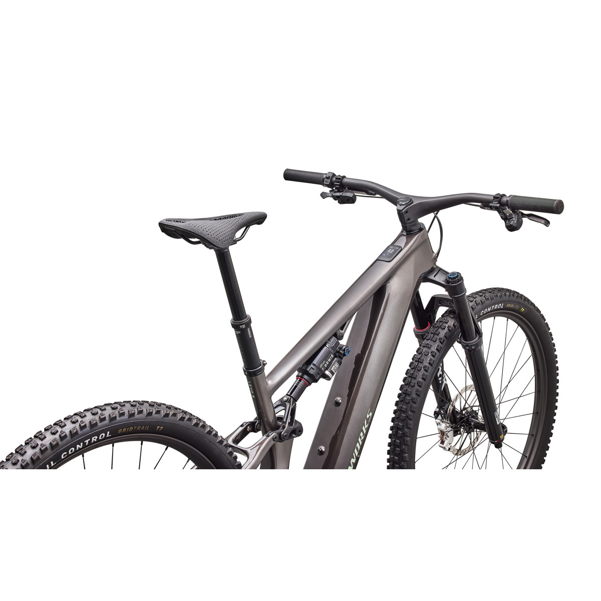 S-Works Turbo Levo R E-Bike | Gloss Warm Smoke - Pistachio
