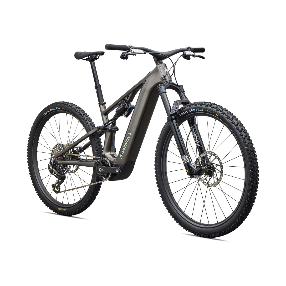 S-Works Turbo Levo R E-Bike | Gloss Warm Smoke - Pistachio
