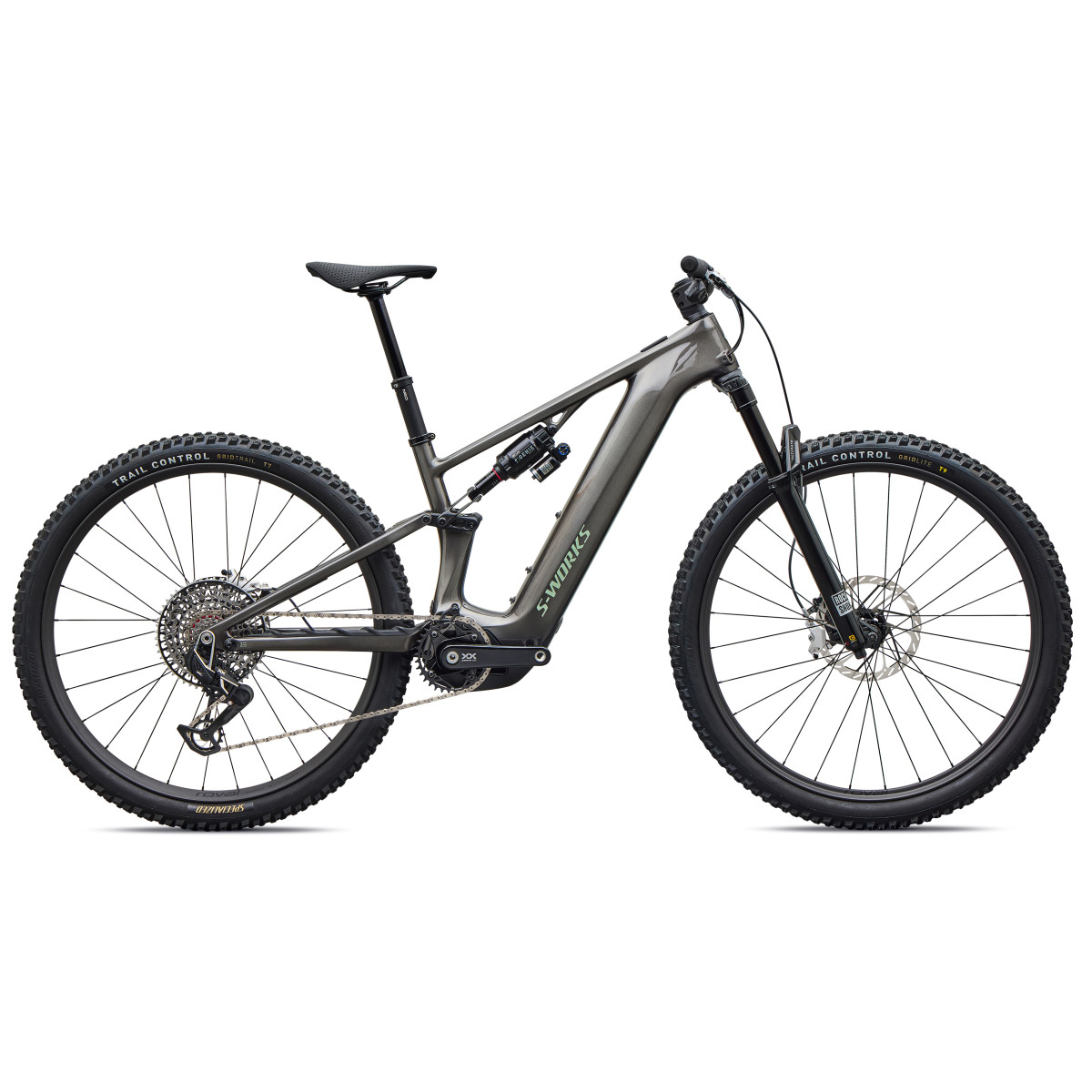 S-Works Turbo Levo R E-Bike | Gloss Warm Smoke - Pistachio