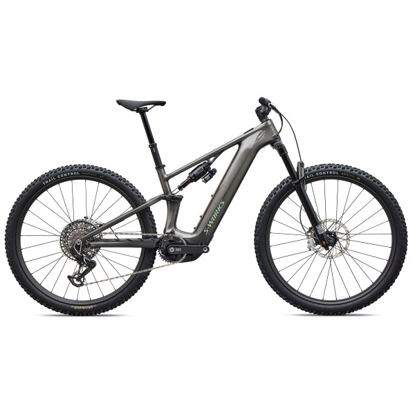 S-Works Turbo Levo R E-Bike | Gloss Warm Smoke - Pistachio